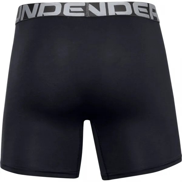 Pánske boxerky UNDER ARMOUR 3 PACK-UA Charged Cotton 6in-BLK