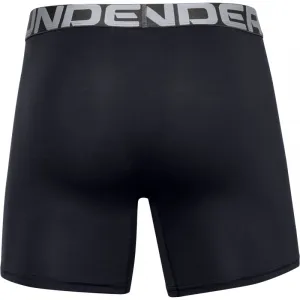 Pánske boxerky UNDER ARMOUR 3 PACK-UA Charged Cotton 6in-BLK