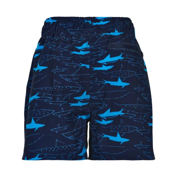 Chlapčenské plavky COLOR KIDS Swim shorts short AOP-dress blues