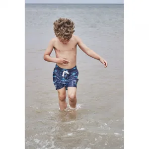 Chlapčenské plavky COLOR KIDS Swim shorts short AOP-dress blues