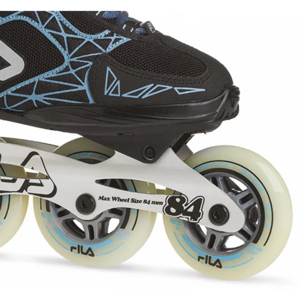 Dámske kolieskové korčule FILA SKATES LEGACY PRO 84 LADY BLK LGTBLUE