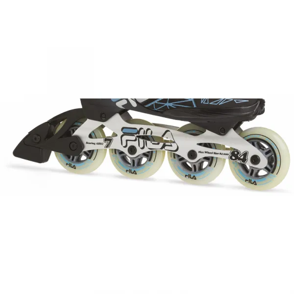 Dámske kolieskové korčule FILA SKATES LEGACY PRO 84 LADY BLK LGTBLUE