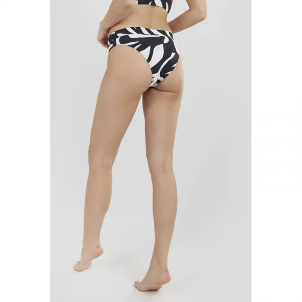 Dámske plavky spodný diel FUNDANGO Sahara Mid Waist Full Bottoms-893-raven