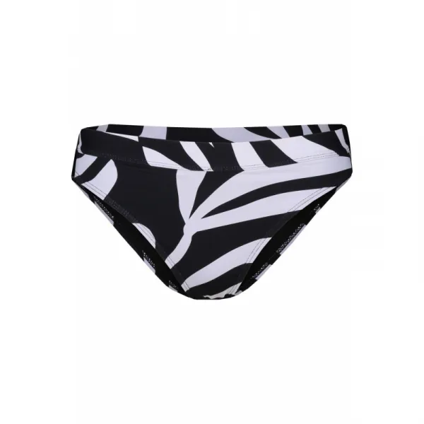 Dámske plavky spodný diel FUNDANGO Sahara Mid Waist Full Bottoms-893-raven