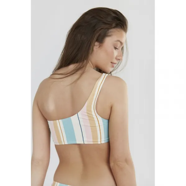 Dámske plavky vrchný diel FUNDANGO Madison One Shoulder Top-410-ice blue