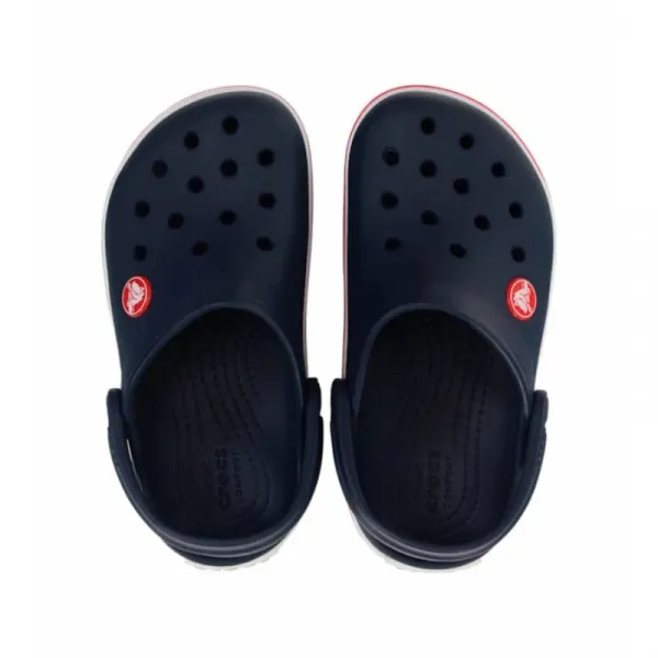 Chlapčenské kroksy (rekreačná obuv) CROCS Crocband Clog Kids navy red