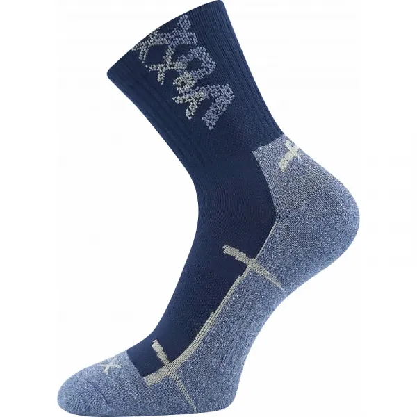 Chlapčenské turistické ponožky VOXX 3 PACK-Wallík-Grey Blue
