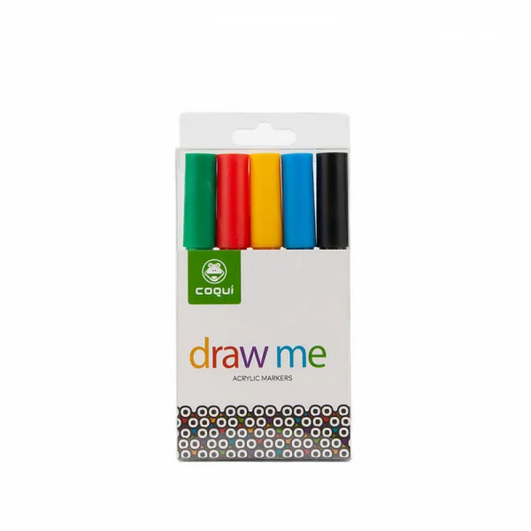 Detské kroksy (rekreačná obuv) COQUI Star Draw Me white