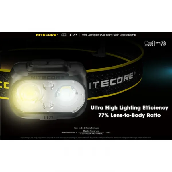 Čelovka NITECORE UT27