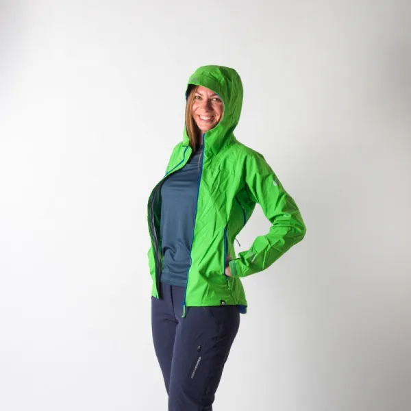 Dámska turistická softshellová bunda NORTHFINDER ZANIYAH-BU-4971OR-316-green