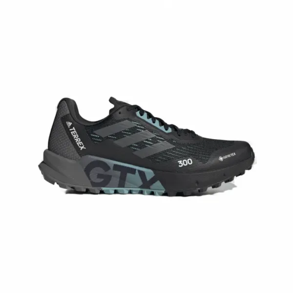 Dámska bežecká trailová obuv ADIDAS Terrex Agravic Flow 2.0 GTX core black grey six mint ton
