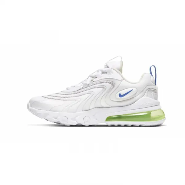 Juniorská rekreačná obuv NIKE Air Max 270 React ENG white sapphire laser orange
