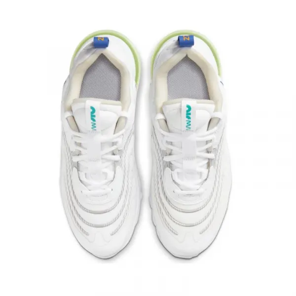 Juniorská rekreačná obuv NIKE Air Max 270 React ENG white sapphire laser orange