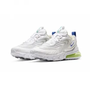 Juniorská rekreačná obuv NIKE Air Max 270 React ENG white sapphire laser orange