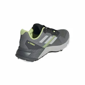 Pánska bežecká trailová obuv ADIDAS Terrex Soulstride grey four grey two pulse lime