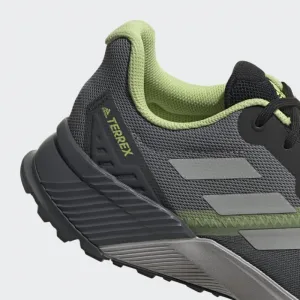 Pánska bežecká trailová obuv ADIDAS Terrex Soulstride grey four grey two pulse lime