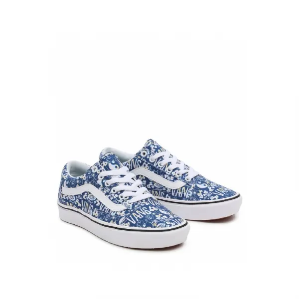 Dámska rekreačná obuv VANS UA ComfyCush Old Skool (Pastel Tie Dye) multi true white