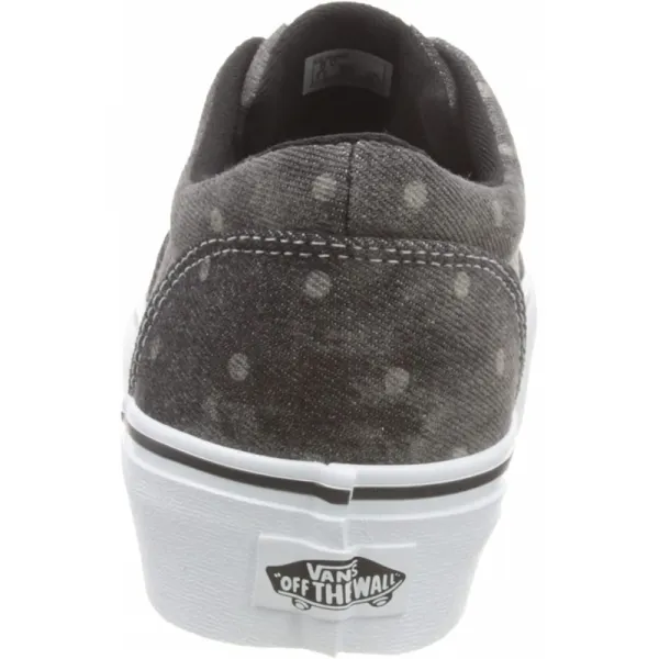 Dámska rekreačná obuv VANS WM Doheny Platform (Denim Dots) black white