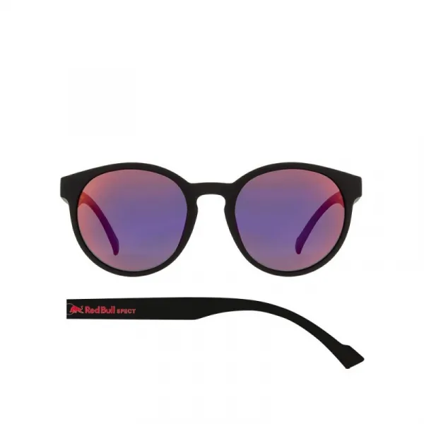 Slnečné okuliare RED BULL SPECT LACE-004P, matt black rubber, smoke with red mirror, CAT3, POL, 53-20-145