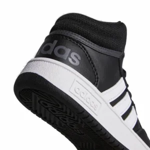 Juniorská rekreačná obuv ADIDAS Hoops Mid 3.0 K core black cloud white grey six