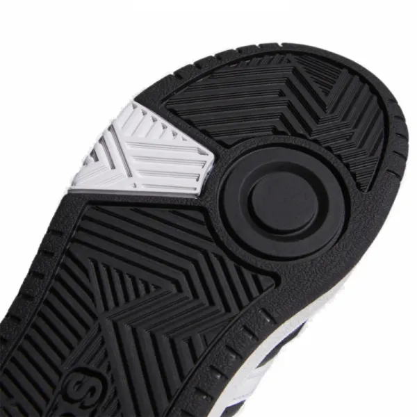 Juniorská rekreačná obuv ADIDAS Hoops Mid 3.0 K core black cloud white grey six
