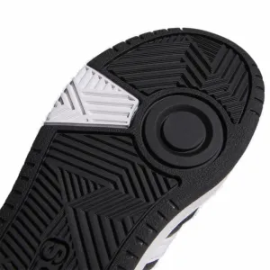 Juniorská rekreačná obuv ADIDAS Hoops Mid 3.0 K core black cloud white grey six
