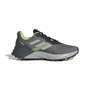 Pánska bežecká trailová obuv ADIDAS Terrex Soulstride grey four grey two pulse lime