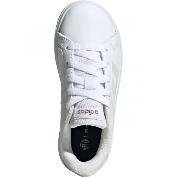 Dievčenská rekreačná obuv ADIDAS Grand Court 2.0 K cloud white iridescent cloud white