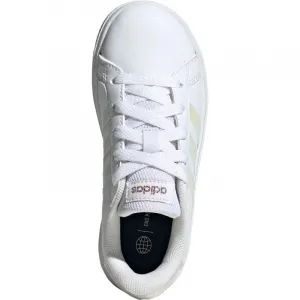 Dievčenská rekreačná obuv ADIDAS Grand Court 2.0 K cloud white iridescent cloud white