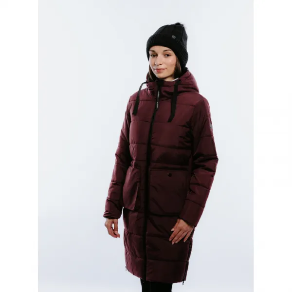 Dámska bunda AUTHORITY CJ-PEPEA burgundy