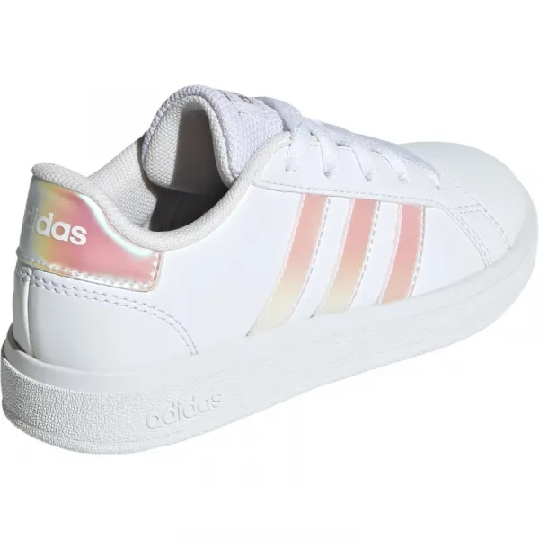 Dievčenská rekreačná obuv ADIDAS Grand Court 2.0 K cloud white iridescent cloud white