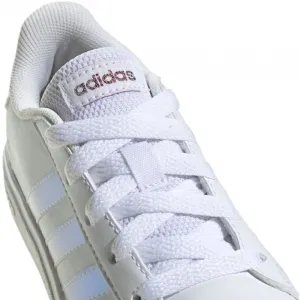 Dievčenská rekreačná obuv ADIDAS Grand Court 2.0 K cloud white iridescent cloud white