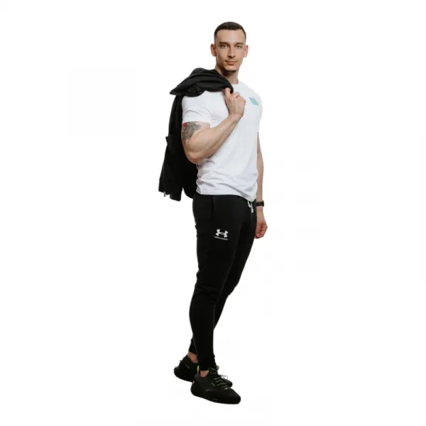 Pánska mikina s kapucňou UNDER ARMOUR UA Rival Terry LC FZ-BLK