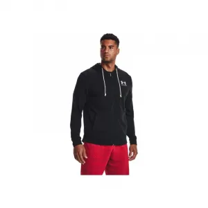 Pánska mikina s kapucňou UNDER ARMOUR UA Rival Terry LC FZ-BLK
