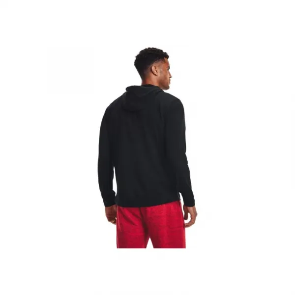 Pánska mikina s kapucňou UNDER ARMOUR UA Rival Terry LC FZ-BLK