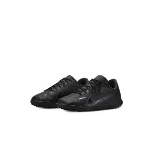 Chlapčenské futbalové kopačky turfy NIKE Mercurial Vapor 15 Jr TF black dark smoke grey summit white