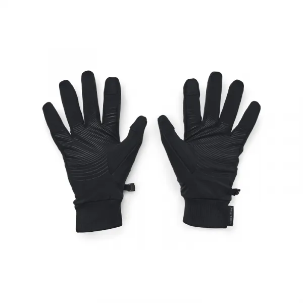 Pánske rukavice UNDER ARMOUR UA Storm Fleece Run Gloves-BLK