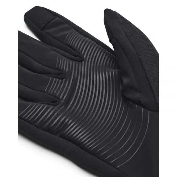 Pánske rukavice UNDER ARMOUR UA Storm Fleece Run Gloves-BLK
