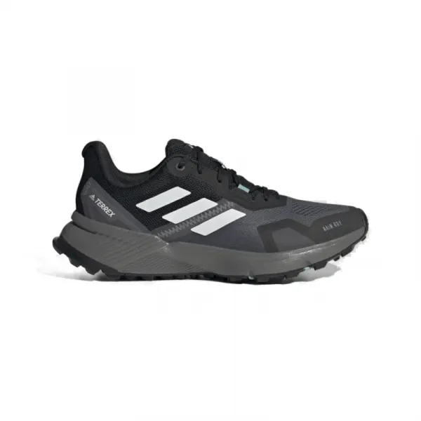 Dámska bežecká trailová obuv ADIDAS Terrex Soulstride Rain.RDY core black crystal white mint ton