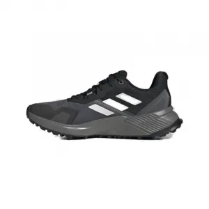 Dámska bežecká trailová obuv ADIDAS Terrex Soulstride Rain.RDY core black crystal white mint ton
