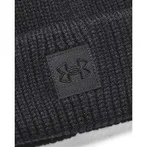 Dámska zimná čiapka UNDER ARMOUR UA Halftime Ribbed Pom-BLK