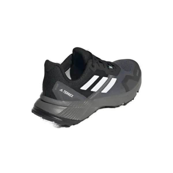 Dámska bežecká trailová obuv ADIDAS Terrex Soulstride Rain.RDY core black crystal white mint ton