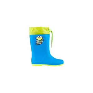 Chlapčenské gumáky COQUI Rainy Collar Frog sea blue citrus