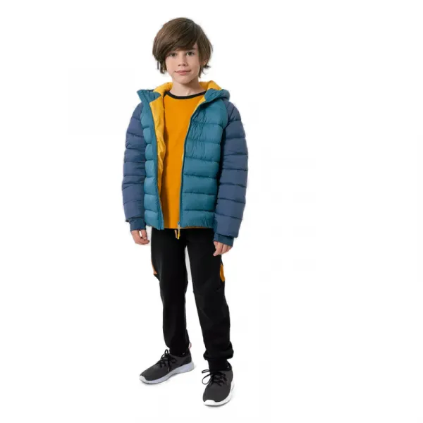 Chlapčenská bunda 4F JUNIOR BOYS JACKET JKUMP003-31S-NAVY