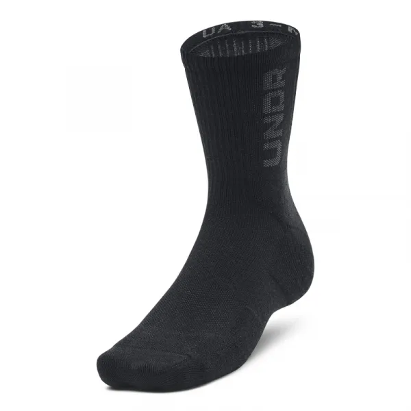 Ponožky UNDER ARMOUR UA 3-Maker 3 pack Mid-Crew-BLK-1373084-001