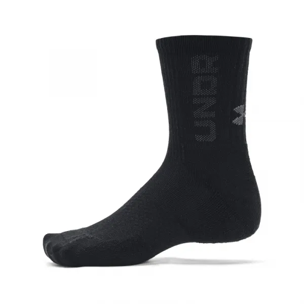 Ponožky UNDER ARMOUR UA 3-Maker 3 pack Mid-Crew-BLK-1373084-001