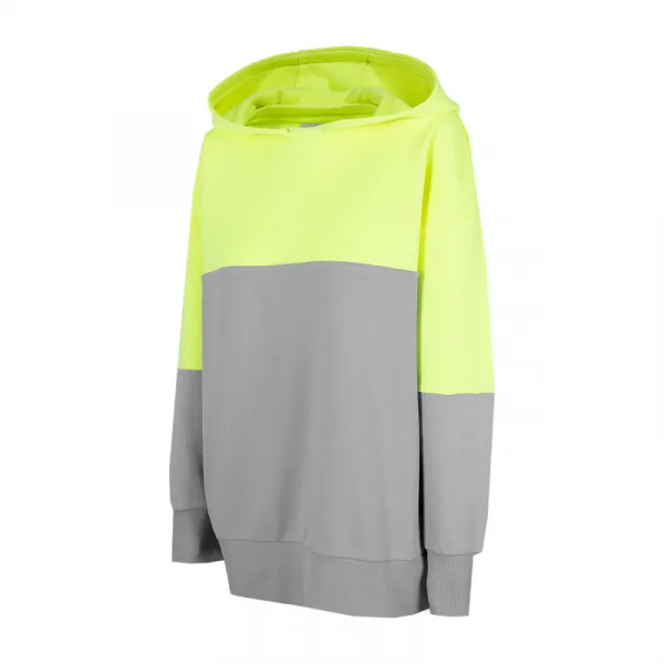 Dámska mikina s kapucňou 4F WOMENS SWEATSHIRT BLD024-45S-CANARY GREEN
