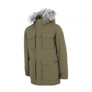 Chlapčenská bunda 4F JUNIOR BOYS JACKET JKUM001-43S-KHAKI