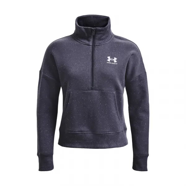 Dámska tréningová mikina s 1 2 zipsom UNDER ARMOUR Rival Fleece HZ-GRY-1373030-558