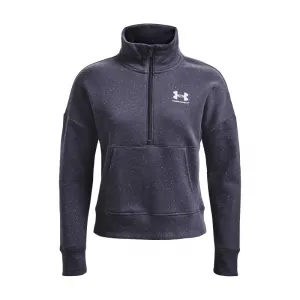 Dámska tréningová mikina s 1 2 zipsom UNDER ARMOUR Rival Fleece HZ-GRY-1373030-558